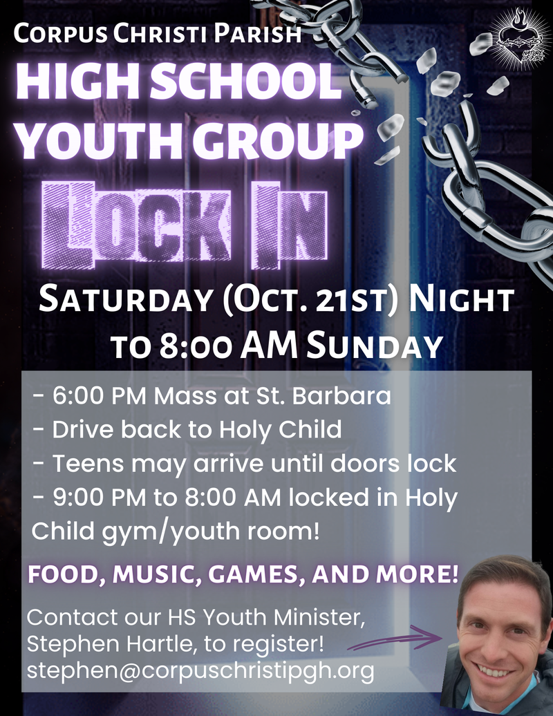 High School Youth Group Lock In