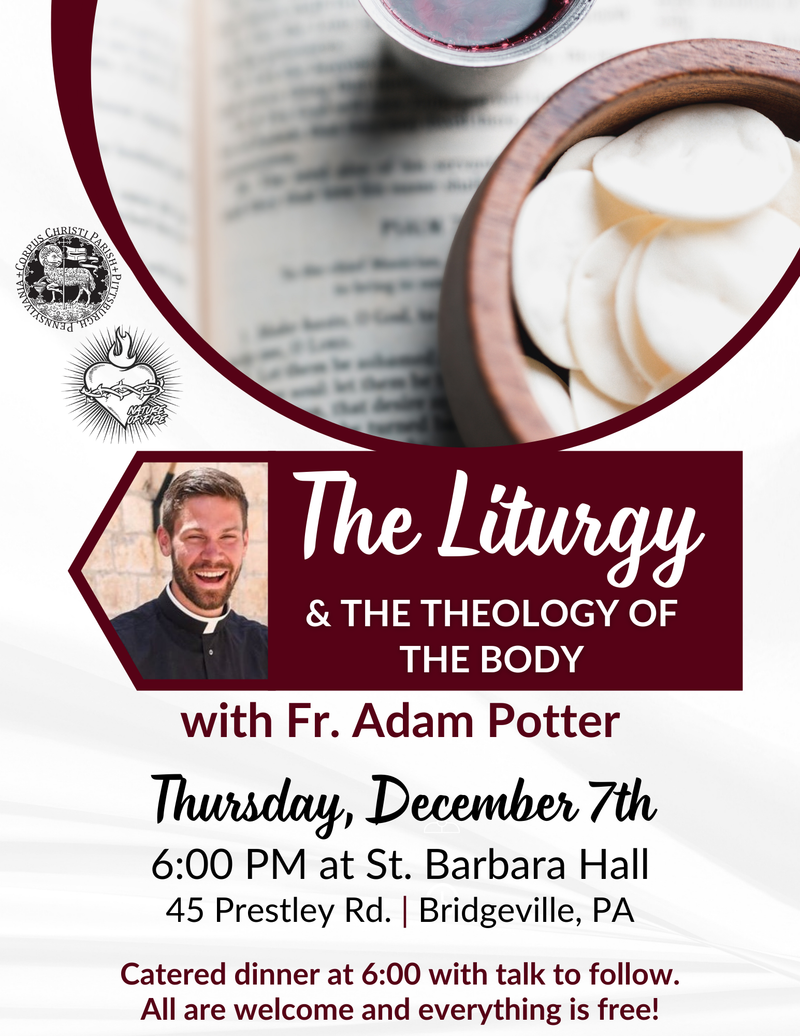 The Liturgy & TOB with Fr. Adam Potter