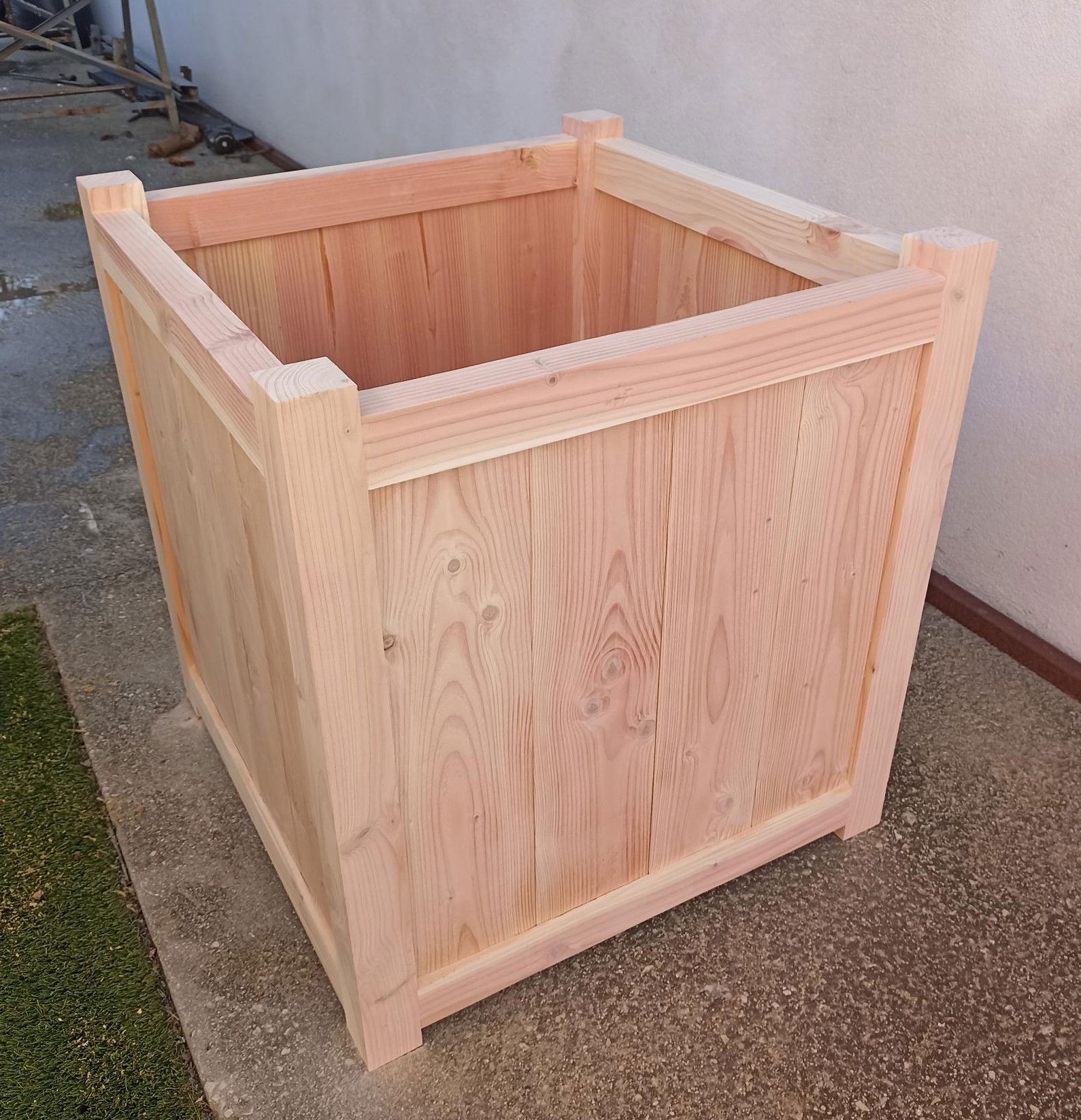 fabrication de bac jardiniere de 80 x 80 x 80 de haut  tarif 295€