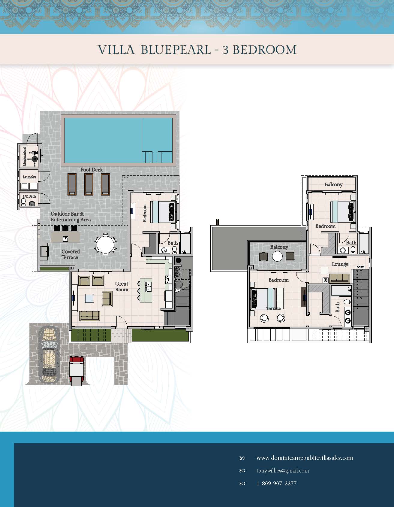 Floor plans - Dominican Republic Villa Sales