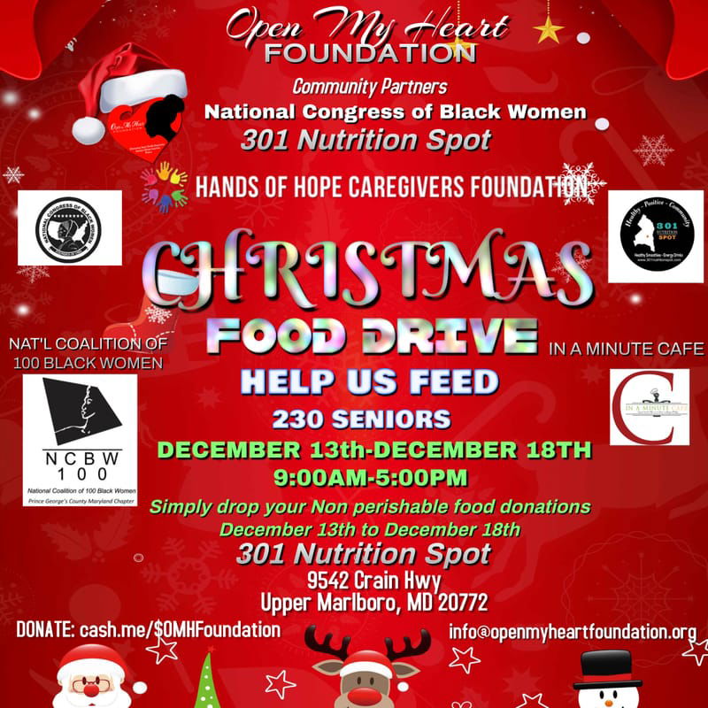 Holiday Food Drive for Senior Citizes
