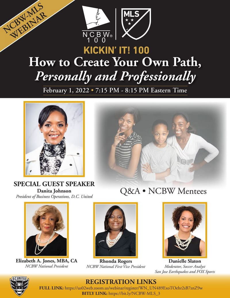 NCBW-MLS -How to Create your Own Path, Personally and Professionally Flyer