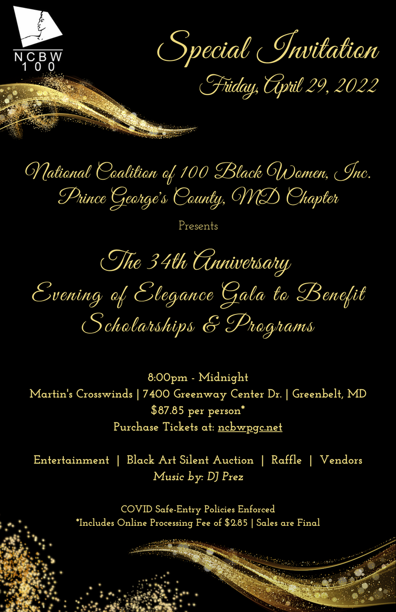 34th Anniversary Gala to Benefit Scholarships & Programs