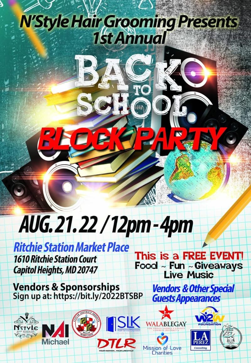 N'Style's 1 Annual Back-to-School Block Party & Voter Registration Drive