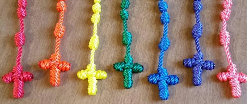 Colored String Rosary - Dk Hawaiian Collections