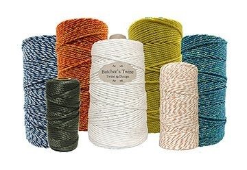 Twine by Design #36 3-Strand Twisted Rosary Twine - Excellent Quality Twine  for Crafts, DIY Projects, Rosaries (Grey)
