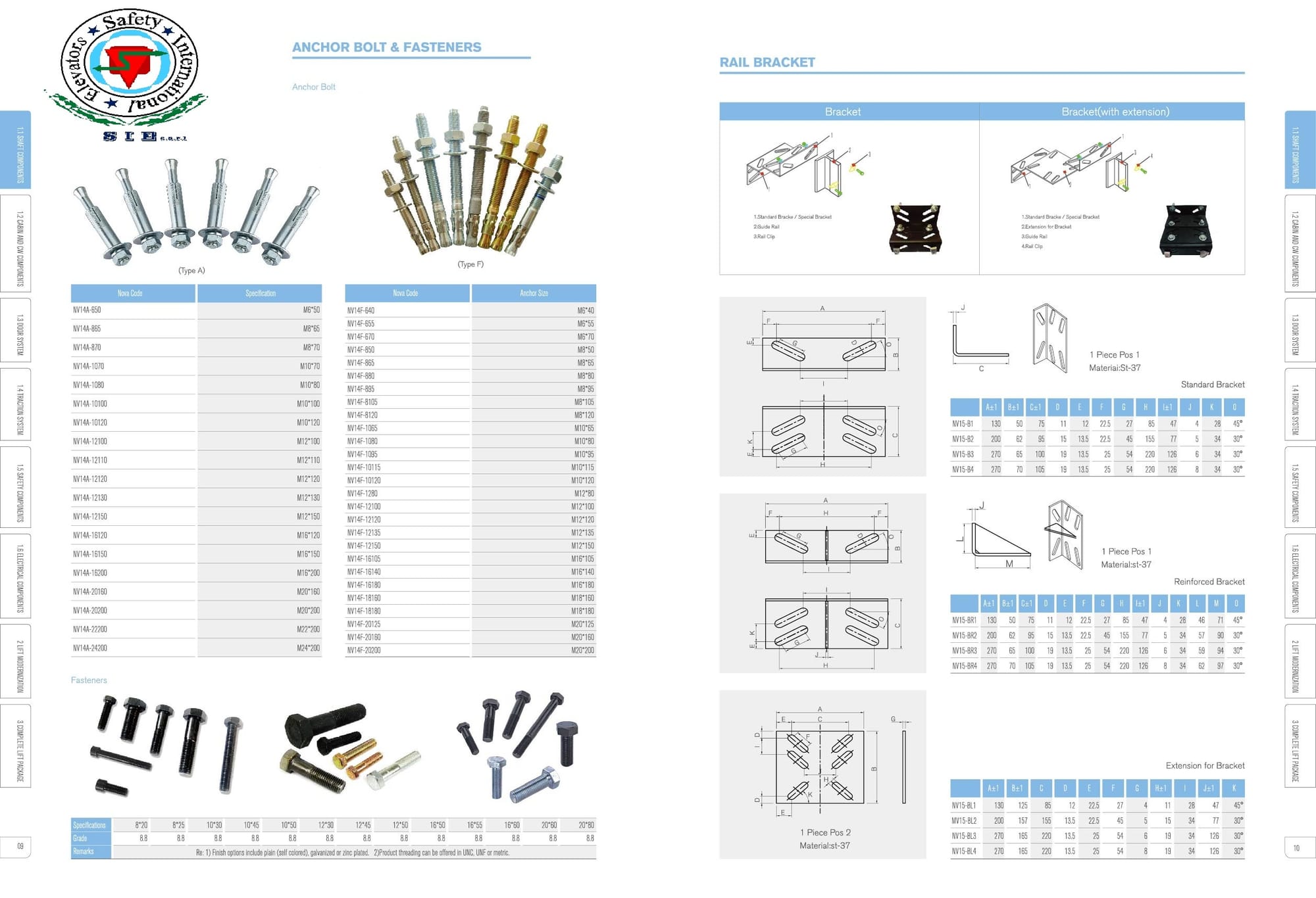 Anchor Bolts & Brackets