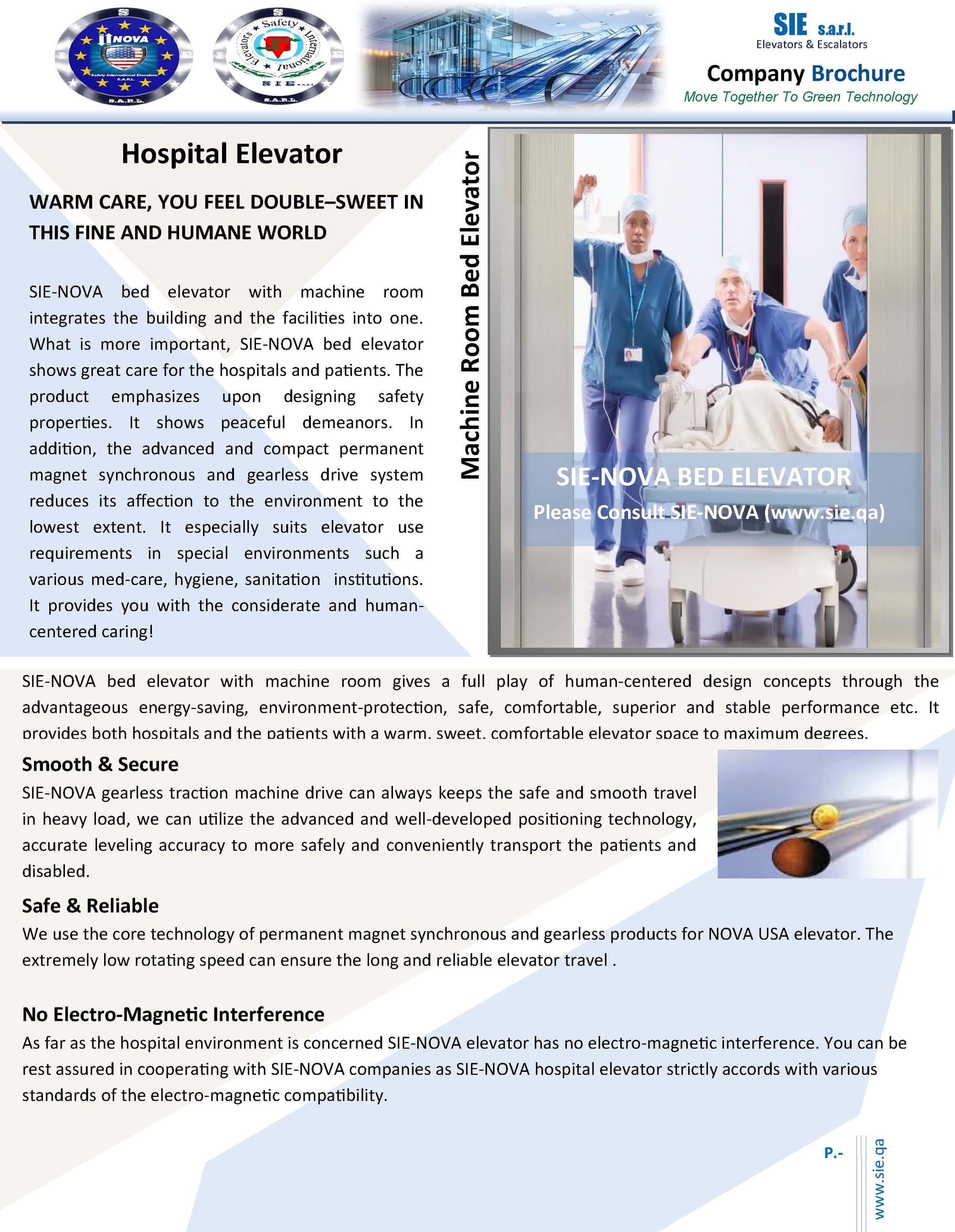 HOSPITAL ELEVATOR/BED ELEVATOR