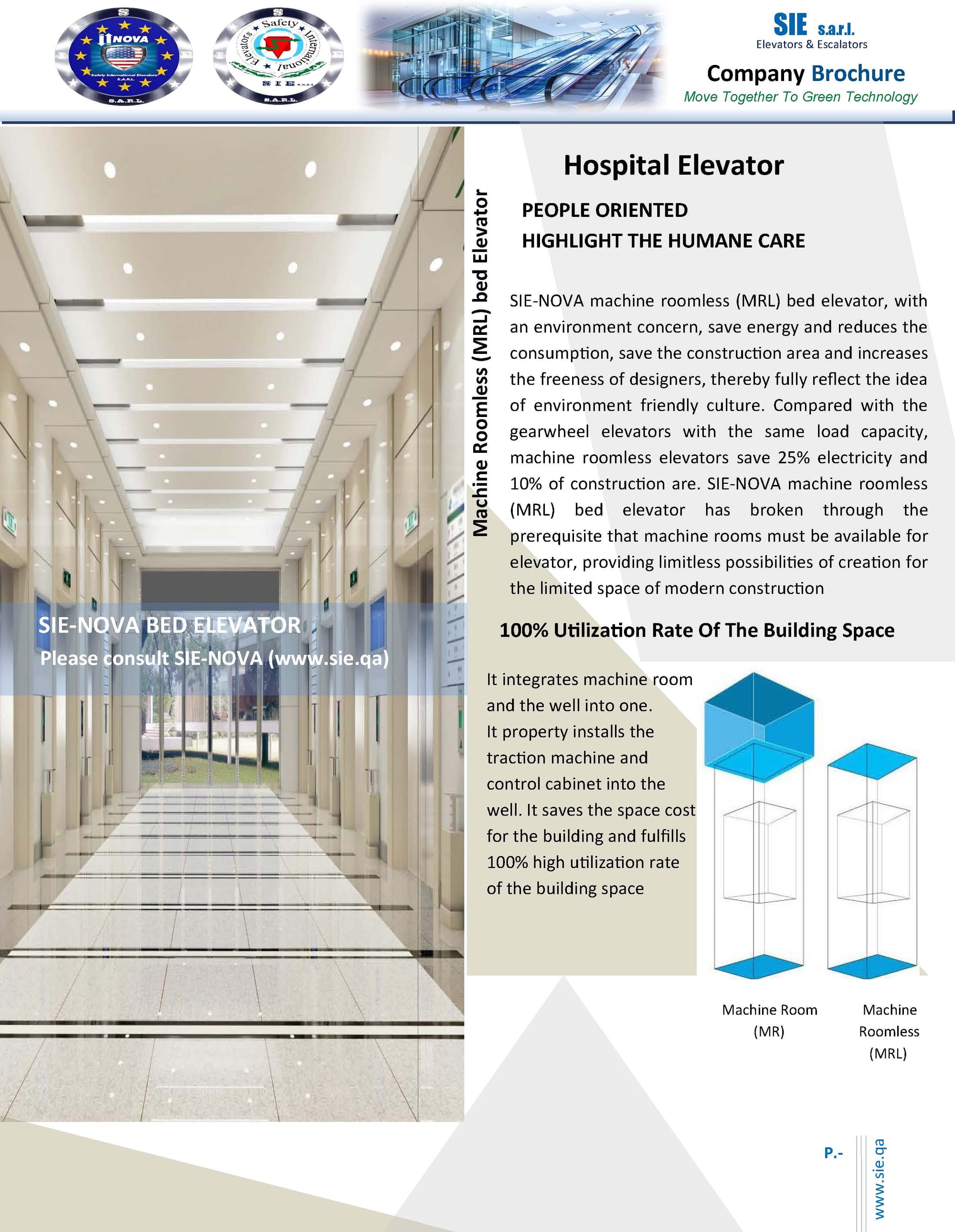 HOSPITAL ELEVATOR/BED ELEVATOR