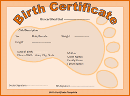 Birth Certificate Request