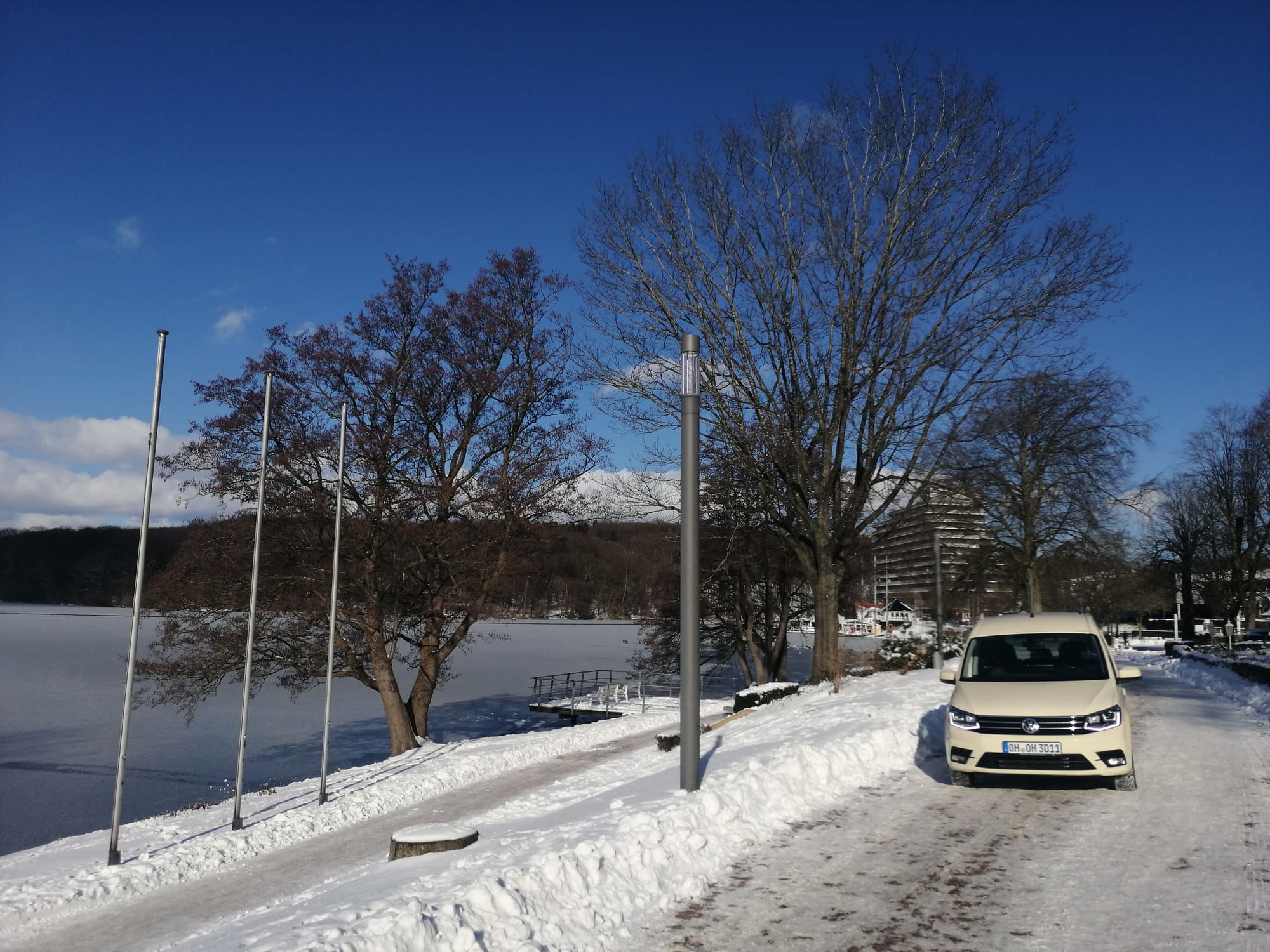 Winterstimmung an der Diekseepromenade