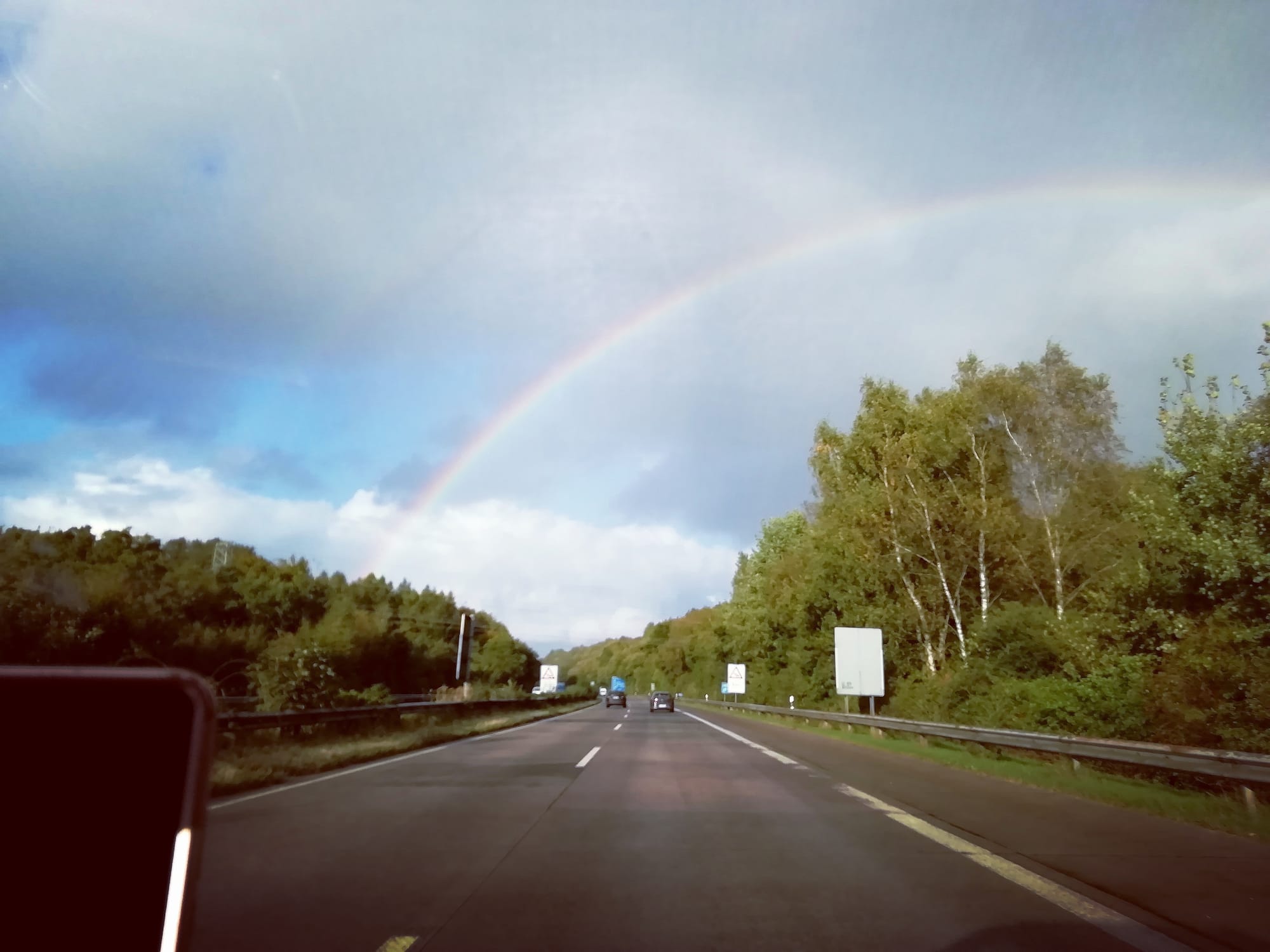 Schöne Aussicht - Regenbogen 🌈