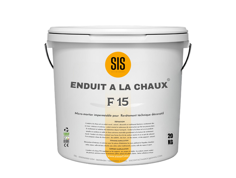 ENDUIT A LA CHAUX F 15