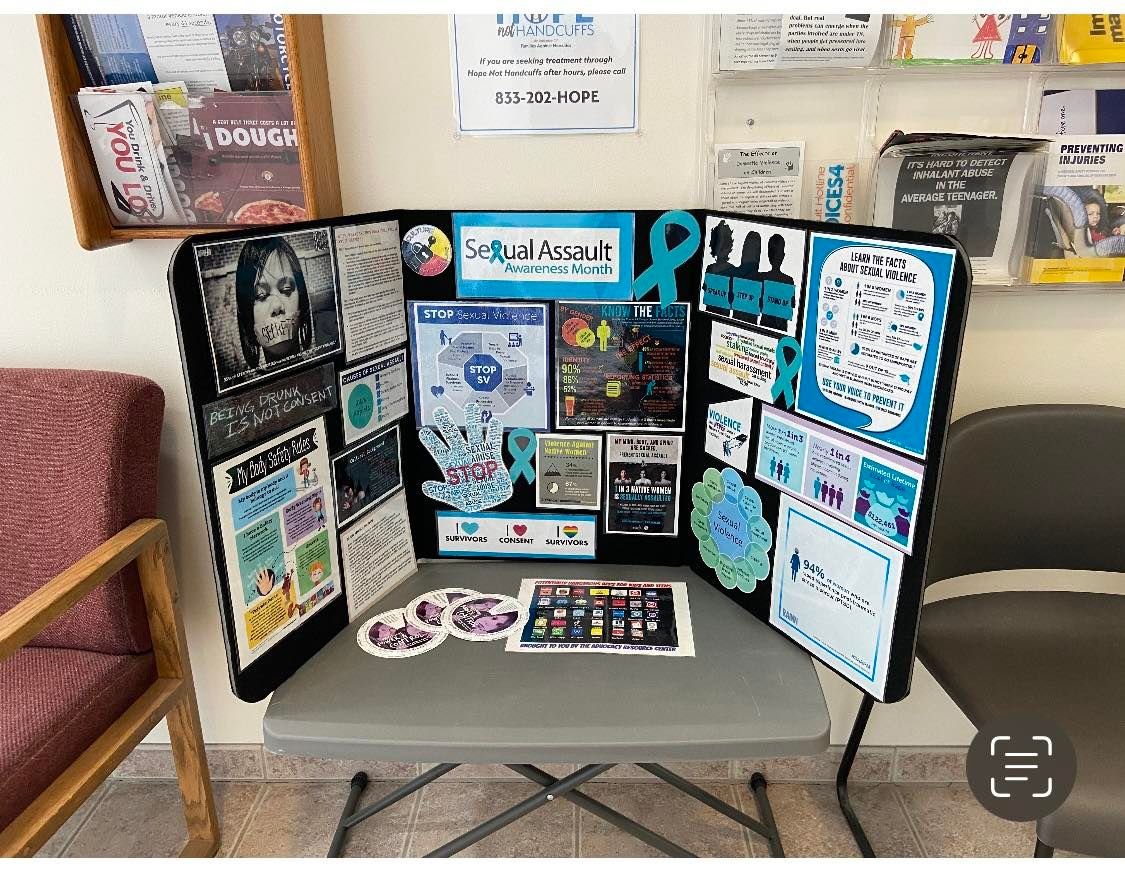 Sexual Assault Awareness Education Board at Tribal Court