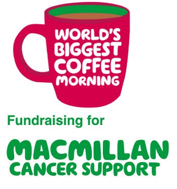Macmillan Coffee morning 10-12:00