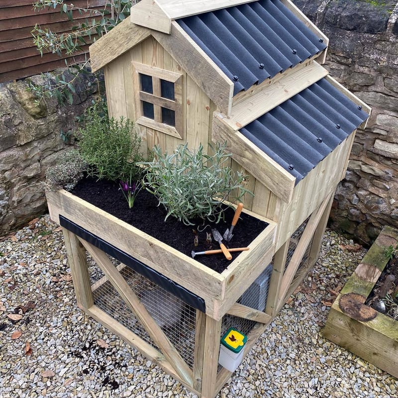 14 bird chicken coop and run True Timber Products