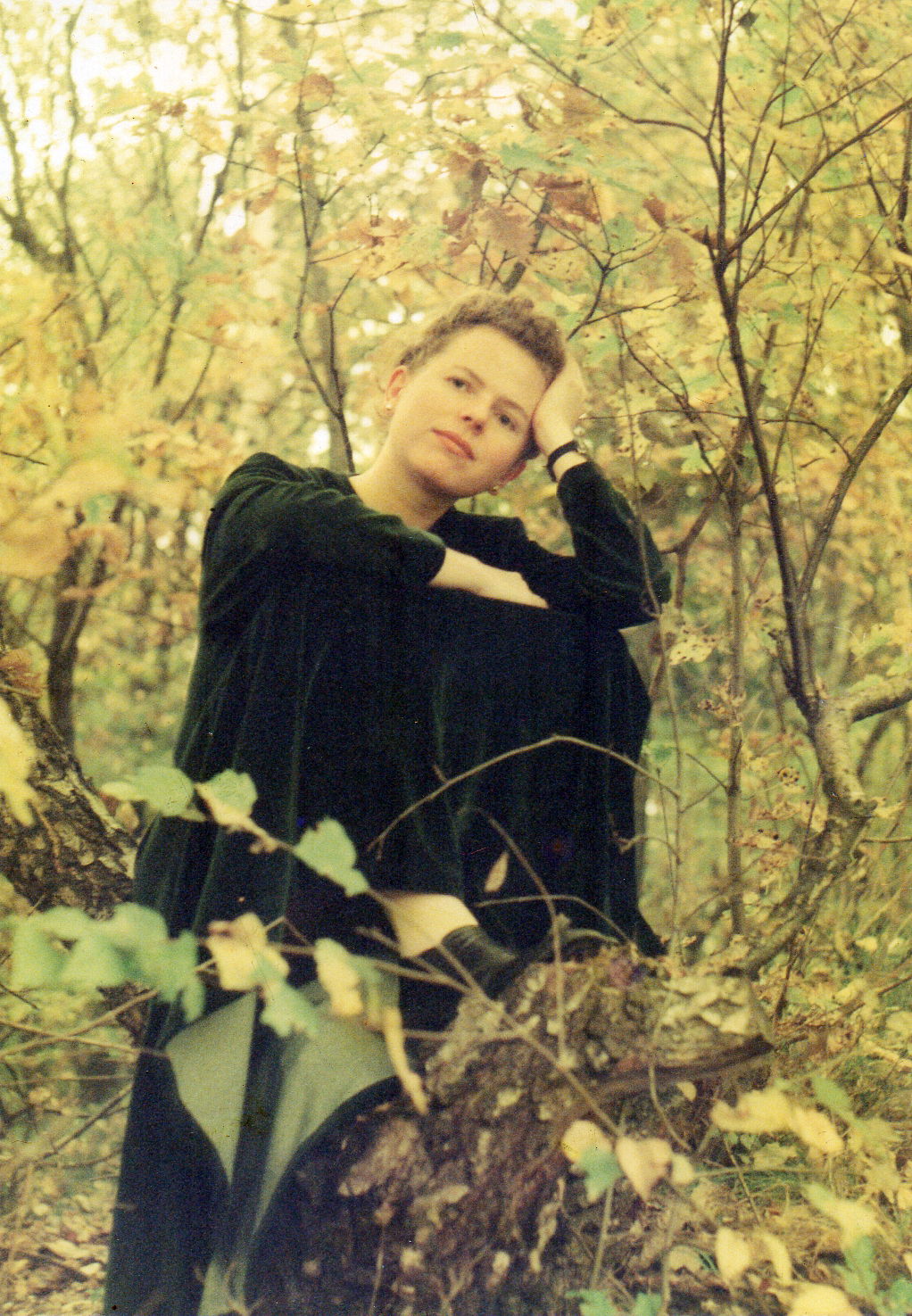 Kobieta Jesienią, jej portret