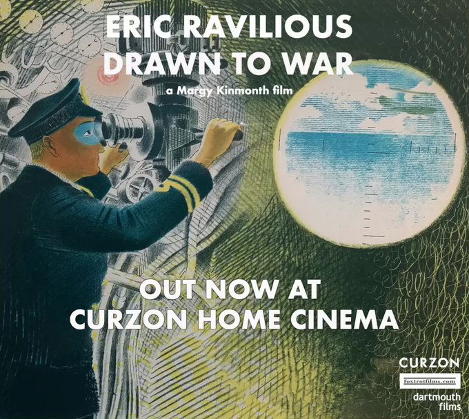 Eric Ravilious: Drawn to War, directed by Margy Kinmonth. Film review by Jane Kelly
