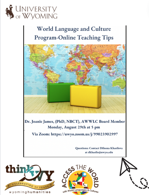 World Language and Culture Program – Online Teaching Tips