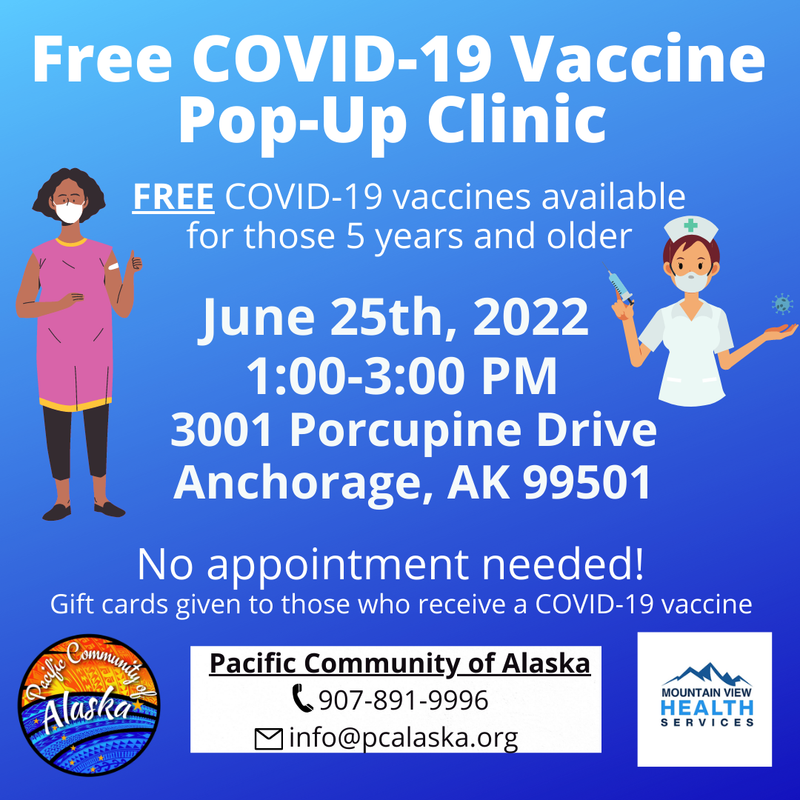 COVID 19 Vaccine Pop Up Clinic