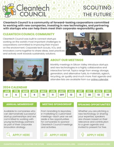 THE cleantech COUNCIL STORY image