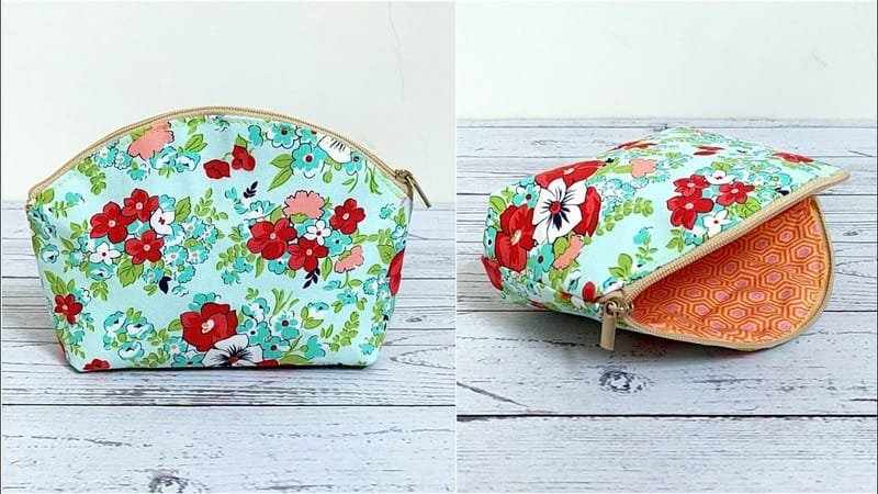 Sandy NG Curved Top zipper Pouch