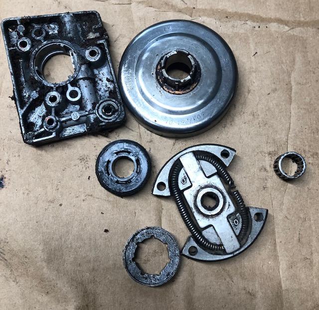 254 XP husqvarna chainsaw clutch parts Salvagedpartsdepot