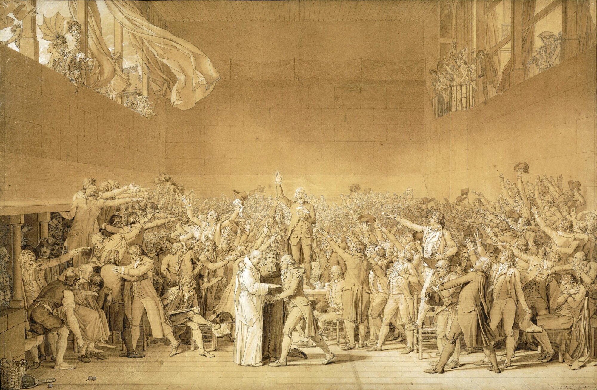 7. Juramento del Juego de la Pelota, David, 1791.