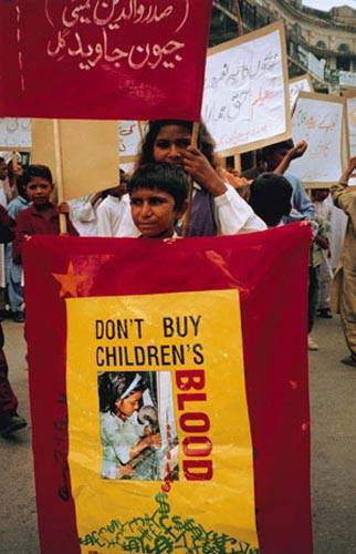 20. Campañas de protesta por el trabajo infantil en las que participó Iqbal Masih.