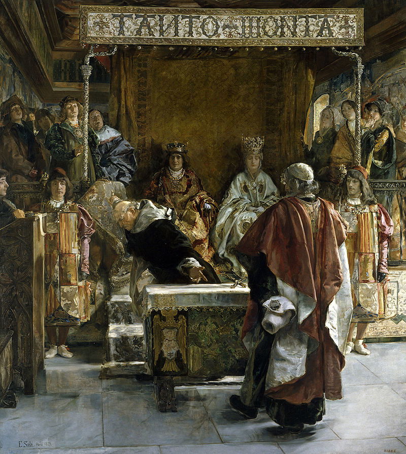 6. Expulsión de los judíos de España (año 1492), según Emilio Sala (1889).