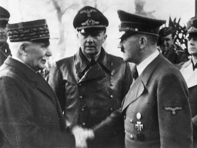 16. El encuentro entre Pétain y Hitler.