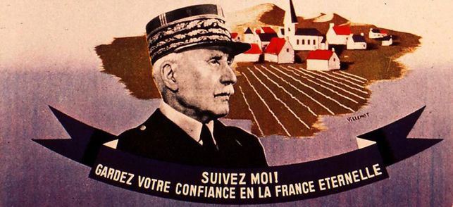 17. Afiche a favor del Gobierno de Vichy. Imagen tomada de El Diario de España.