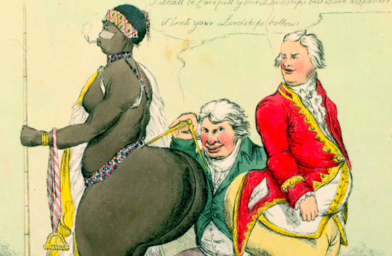 9. Caricatura de Sara Baartman. Londres, 1810.