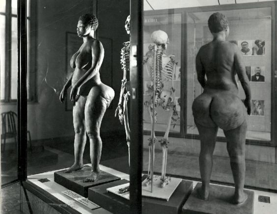 11. Molde del cuerpo de Sara Baartman del Museo de Historia Natural de París.