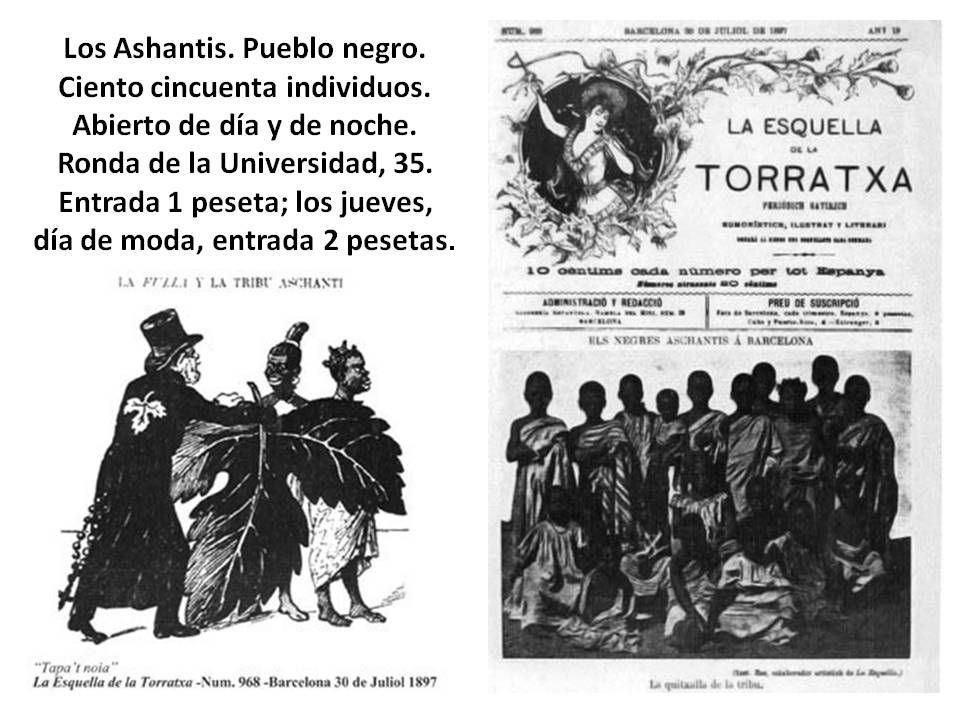32. Exposición de 1897 en Barcelona de Ashanties.