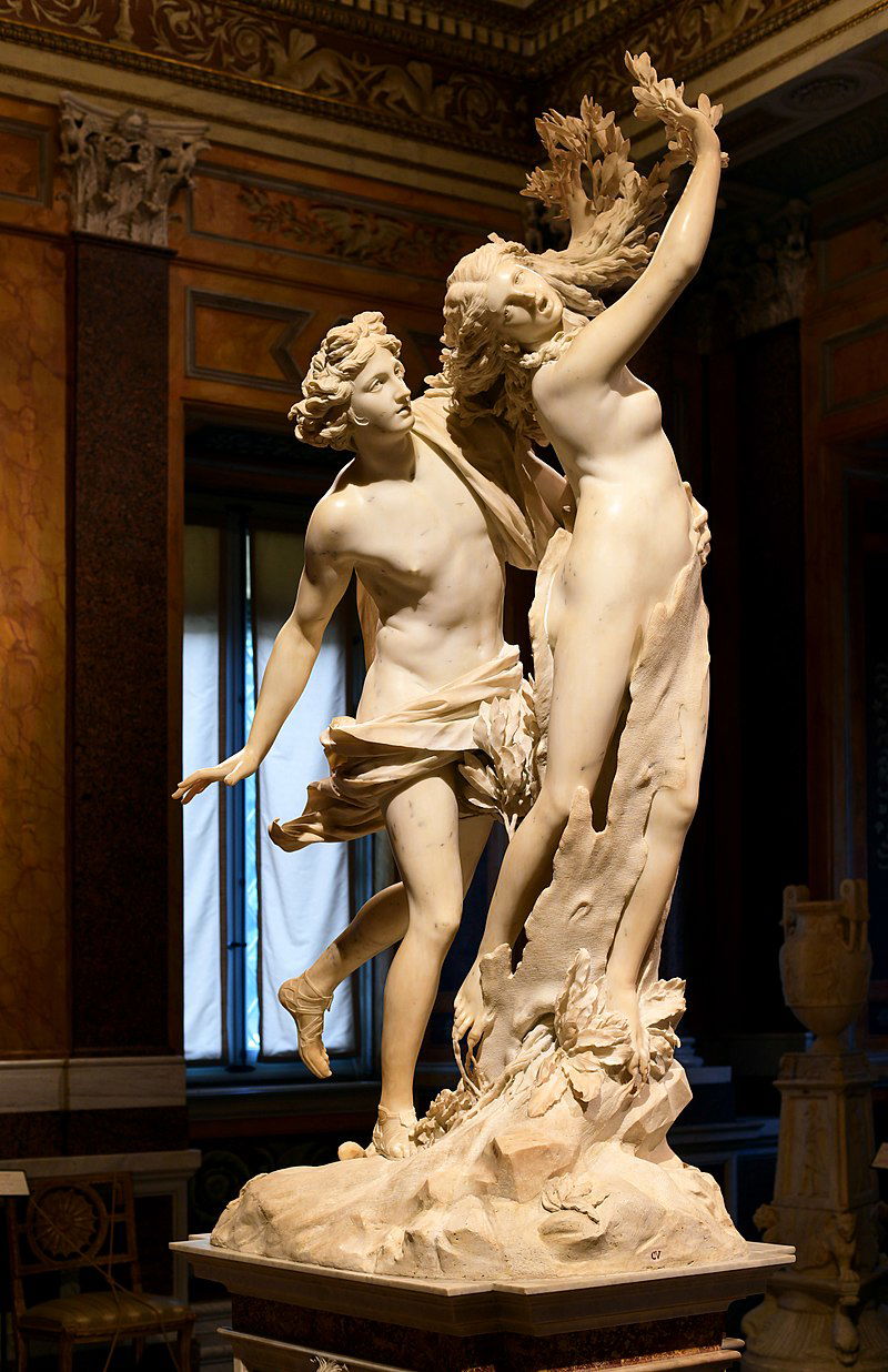 3. Apolo y Dafne, Bernini, 1625.