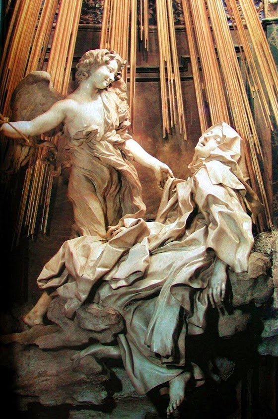 9. El éxtasis de Santa Teresa, Bernini, 1651.