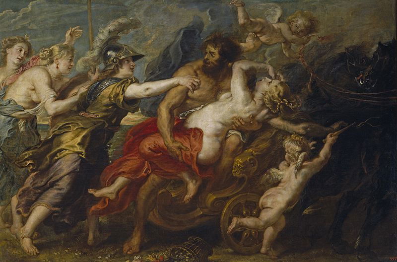 23. Rubens, Rapto de Proserpina, 1636-1638.