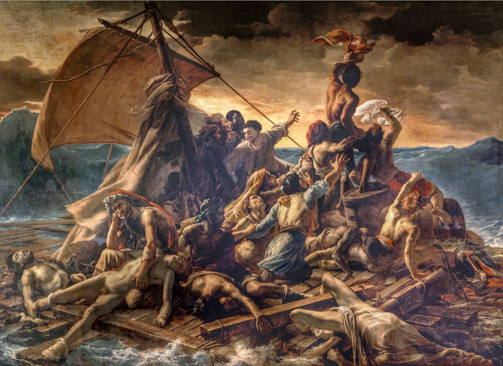 1 La Balsa De La Medusa G ricault 1819 Historiarte Los Sentidos