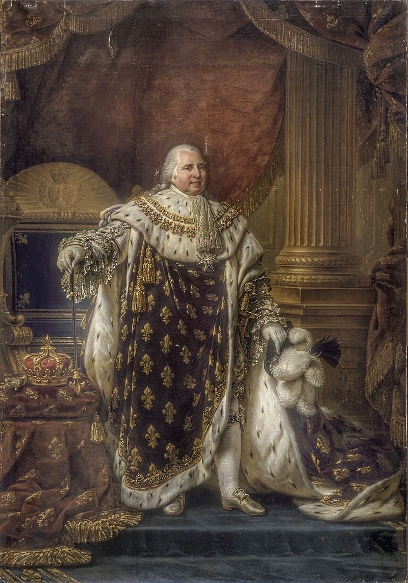 15. Coronación de Luis XVIII, rey de Francia, por Gros.