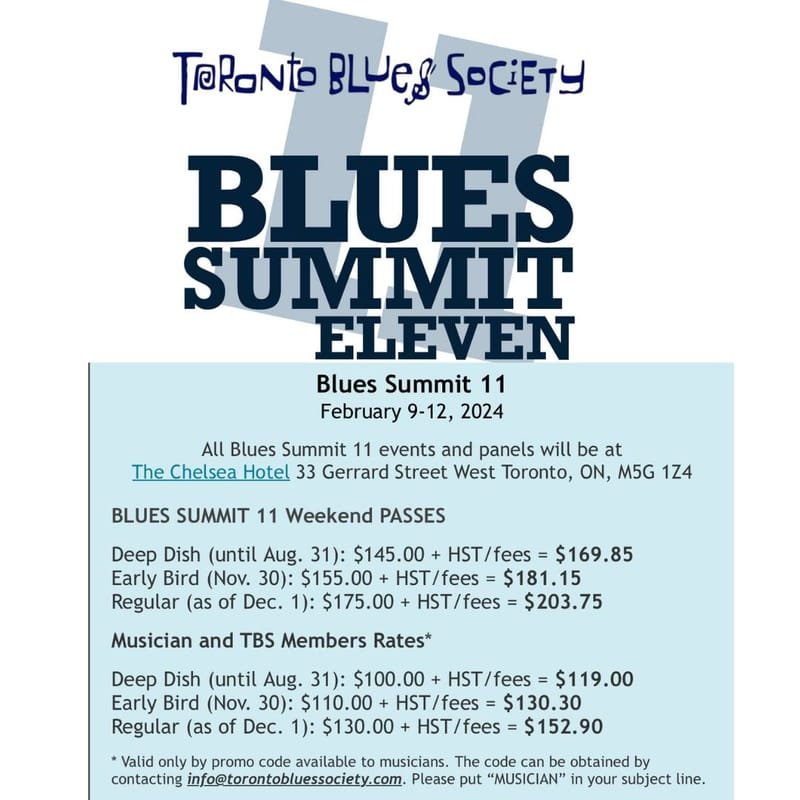 Blues Summit Eleven