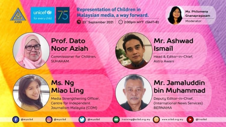 UNICEF @75 - Representation of Children in Malaysian Media: The Way Forward