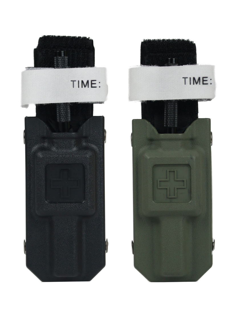 Tactical tourniquet holster + tourniquet (OD green or Black) TACTICAL