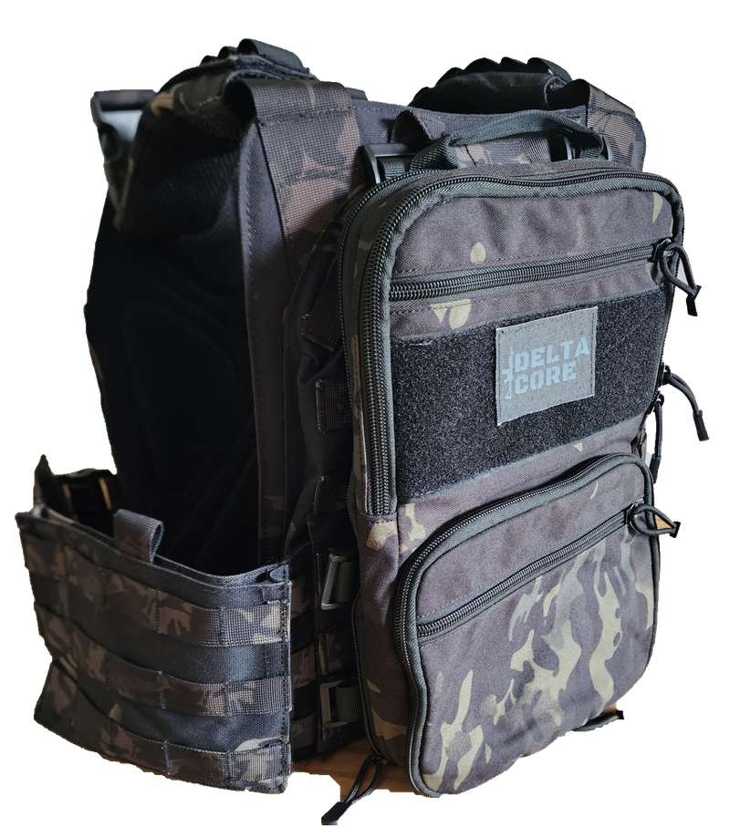 Molle attaching backpack in multicam black (flat black only available