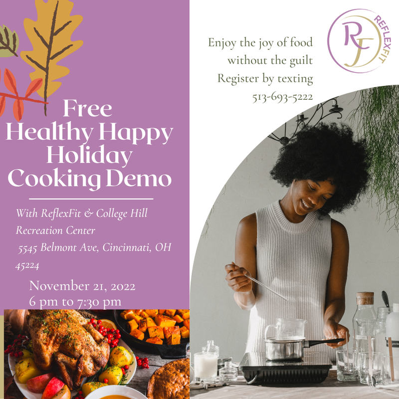 FREE Healthy Happy Holiday Cooking Demo