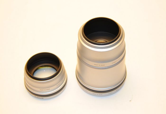 Sony VCL DEH17V Tele-end conversion lens + Sony VCL-DEH07V Wide