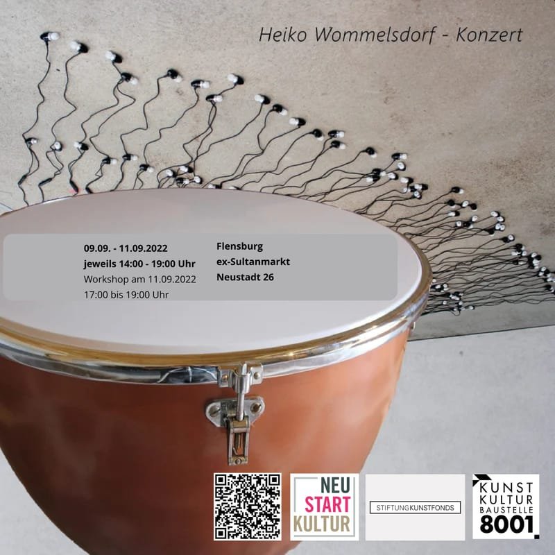 "Konzert"       eine Klangkunst Ausstellung von Heiko Wommelsdorf