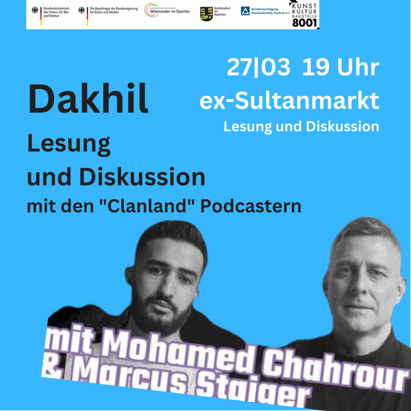 Dakhil  Im Inneren - Lesung und Diskussion