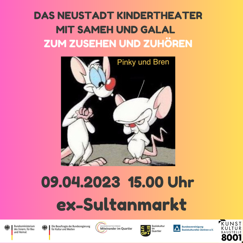 Kindertheater zum Zuhören und Zusehen  - Pinky und Bren - deutsch