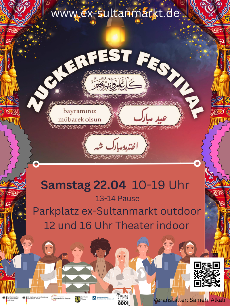 zweites Zuckerfest Fest  am Samstag